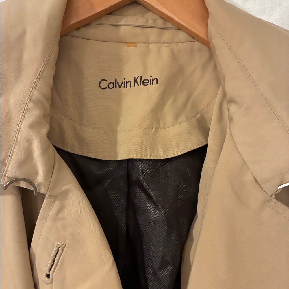 Calvin Klein Classic Tan Coat